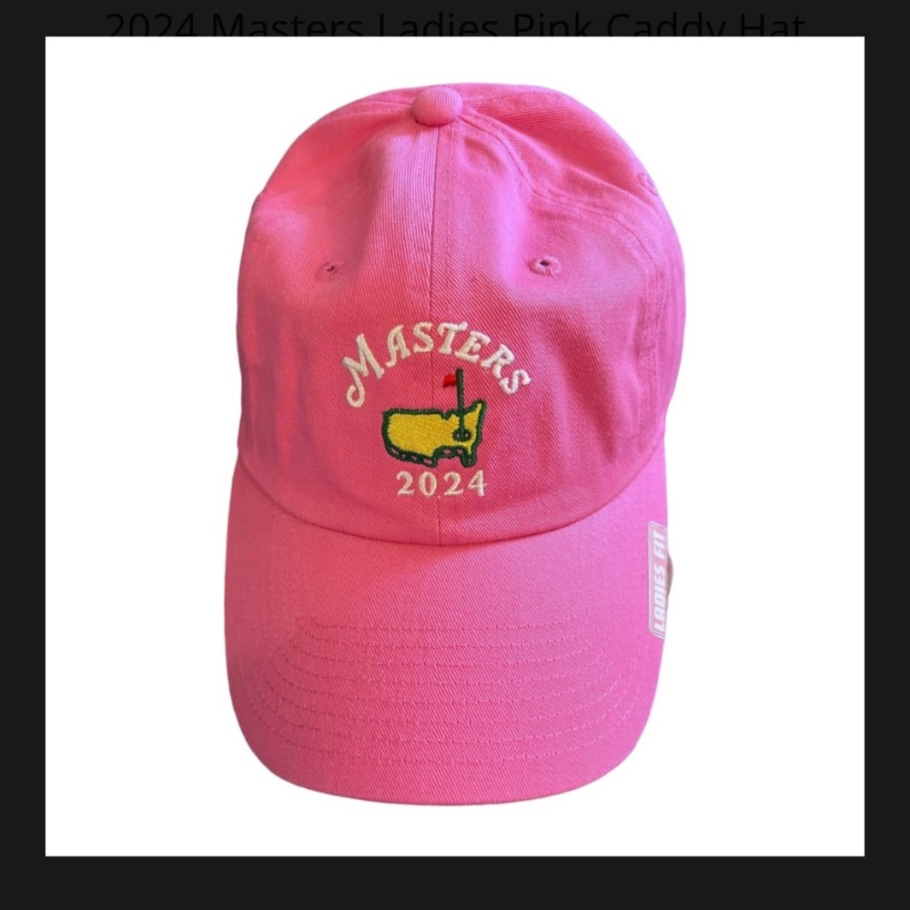 2024 masters hat - pink